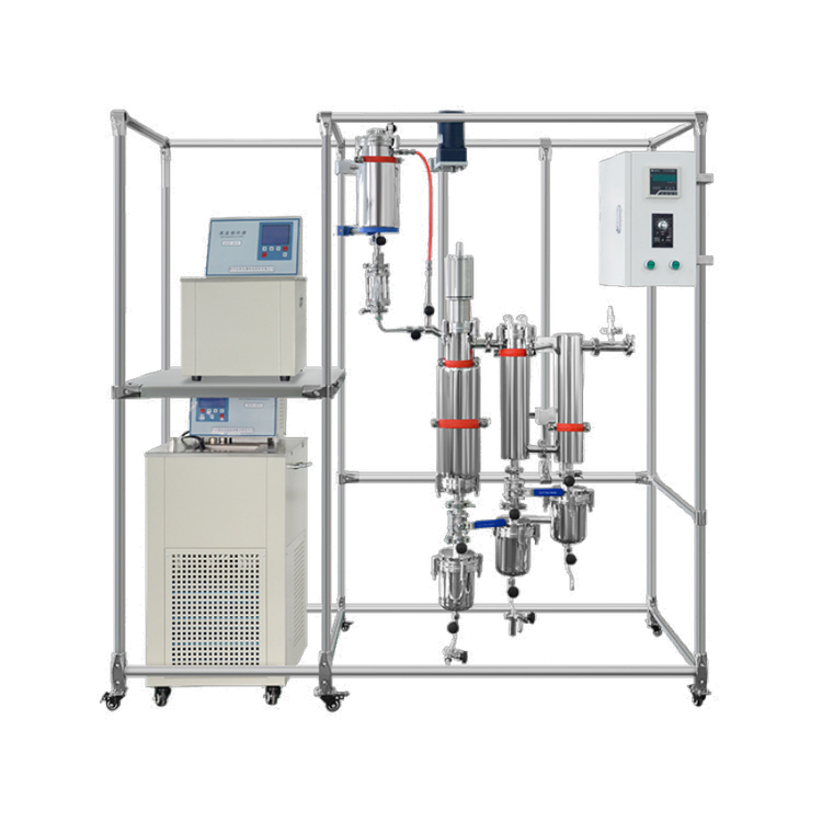 實(shí)驗(yàn)室AYAN-B80薄膜蒸發(fā)器植物刮膜蒸餾裝置