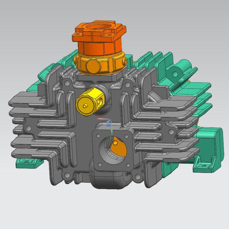 泵體三維掃描建模配件3D畫圖3D裝配傳動(dòng)件逆向造型轉(zhuǎn)子UG畫圖