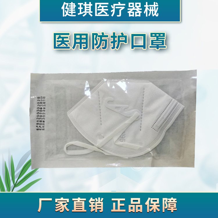 健琪醫(yī)用防護口罩無紡布防飛沫粉塵傳播折疊口罩