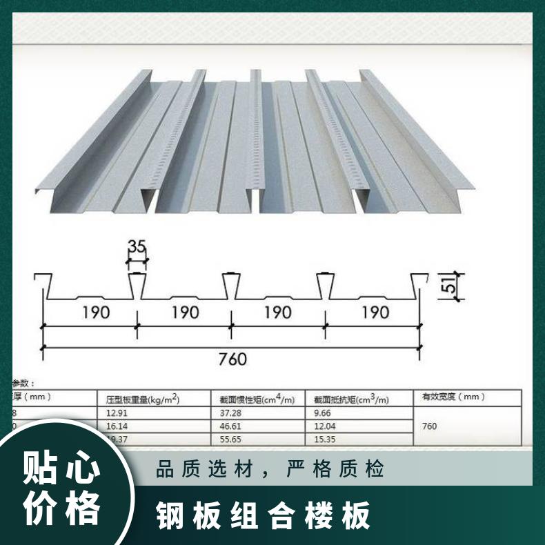 輝睿YX76-305-915壓型鋼板組合混凝土樓板強度高Q235