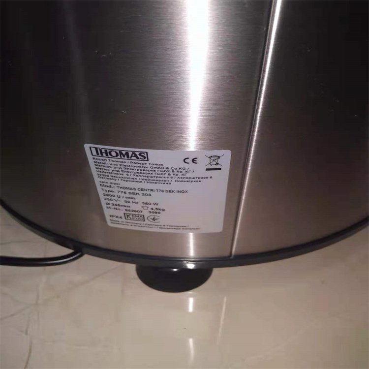 德國THOMAS776SEK203INOX2800轉(zhuǎn)不銹鋼外殼高速脫水機