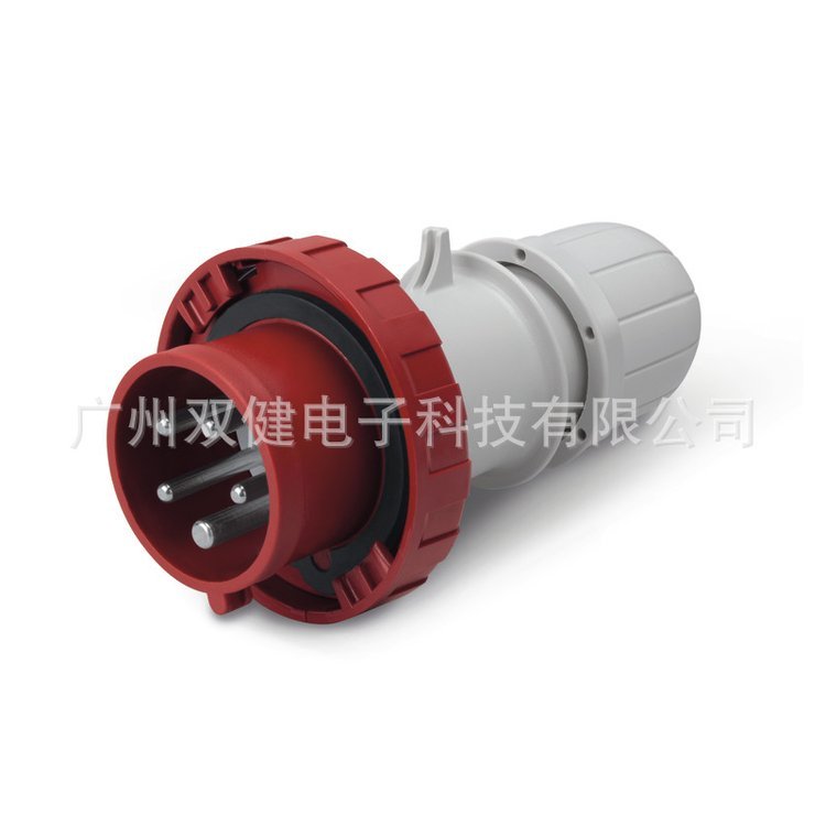 218.1637防水工業(yè)插頭16A-6h\/5PIP67cee插頭司坎拓普\(chéng)/scame