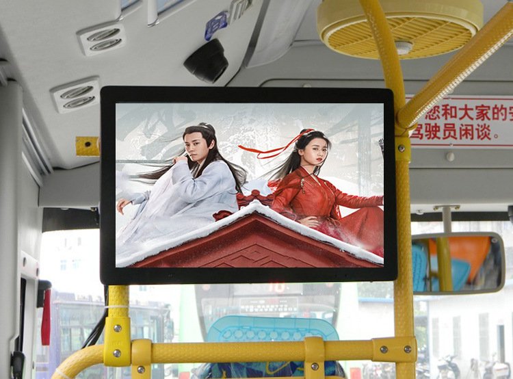 19\/21.5寸吸頂公交電視機(jī)車(chē)載廣告機(jī)\/公交傳媒視頻播放器