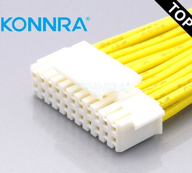 KONNRA2.0mm立貼單排端子車載導(dǎo)航儀接插件仿PHB2.0連接器米黃色