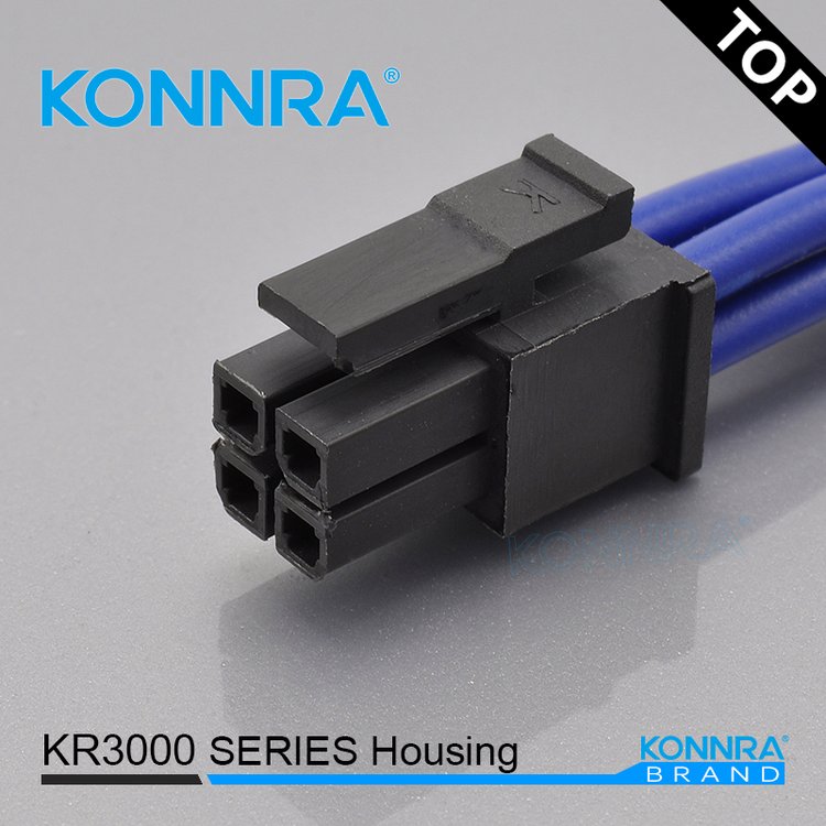 KONNRA臥貼帶扣新能源汽車SMT3.0mm仿莫仕43650-1512端子連接器