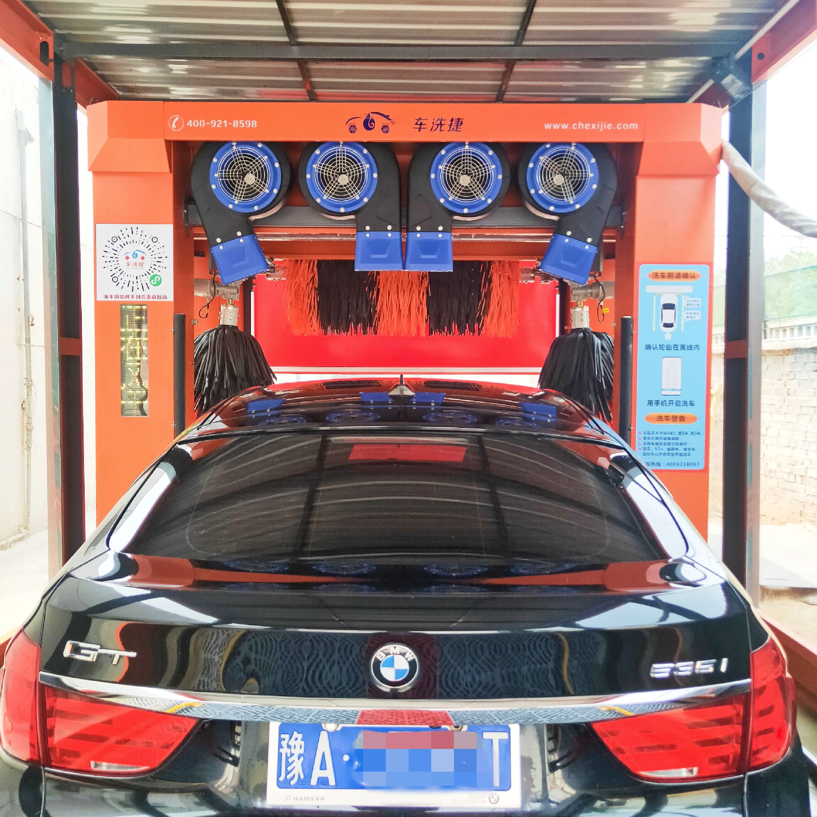 全自動(dòng)電腦24小時(shí)無(wú)人值守智能車(chē)牌識(shí)別洗車(chē)機(jī)洗車(chē)房沖洗設(shè)備