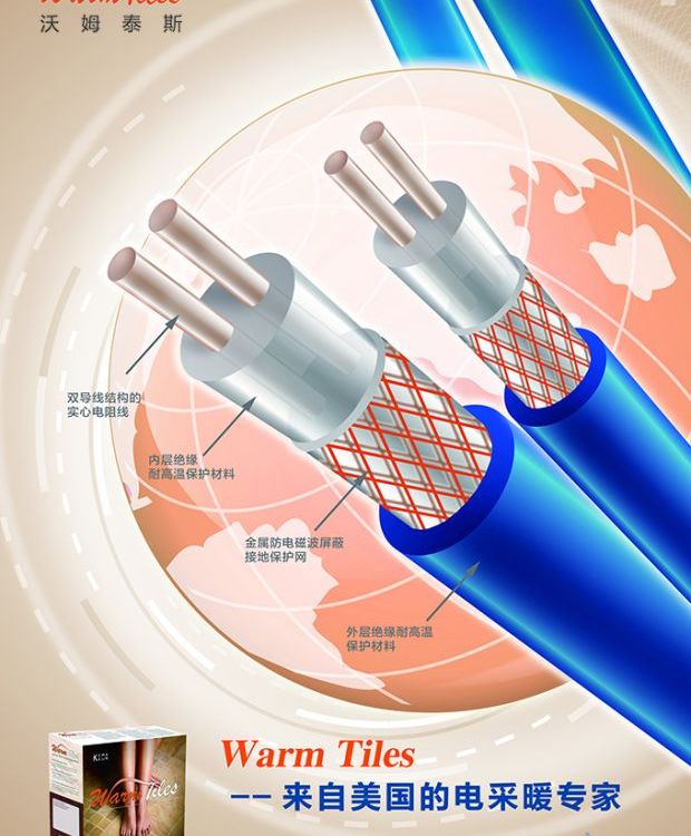 杭州艾默生耐克森丹斯艾麗卡赫達(dá)溫斐發(fā)熱電纜電地暖
