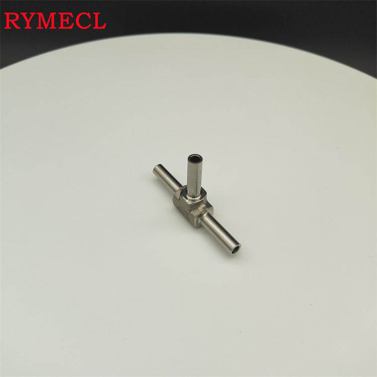 RYMECL耐高壓實驗室氣路專用BA級不銹鋼316L自動焊三通接頭HT-1\/4