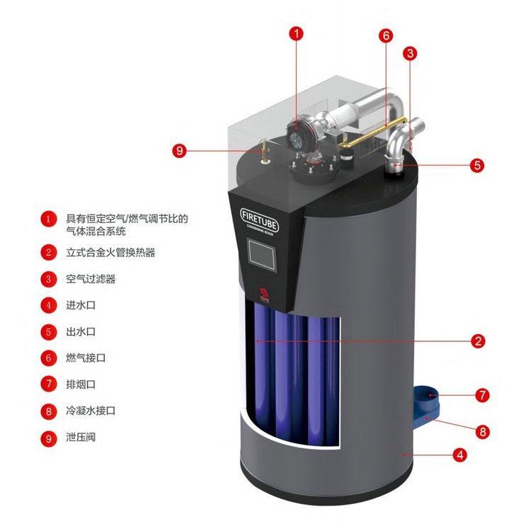 歐特梅爾低氮熱水器廠(chǎng)家供應(yīng)淋浴半容積式熱交換器一手