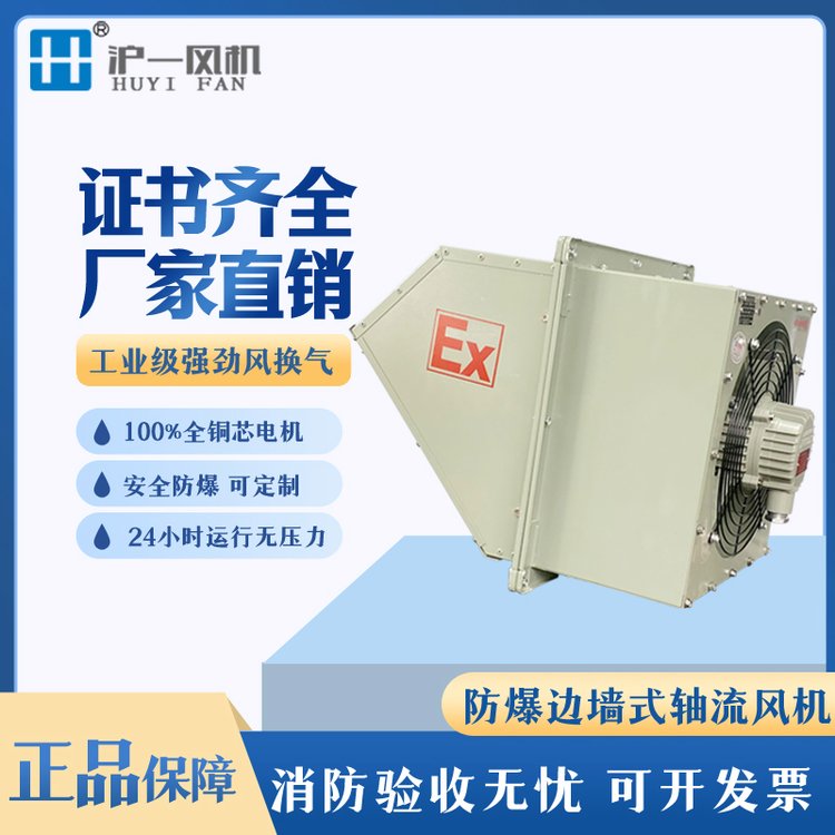 防腐防爆邊墻式軸流風(fēng)機(jī)SEF-350D4E4帶防雨止回閥220V380V