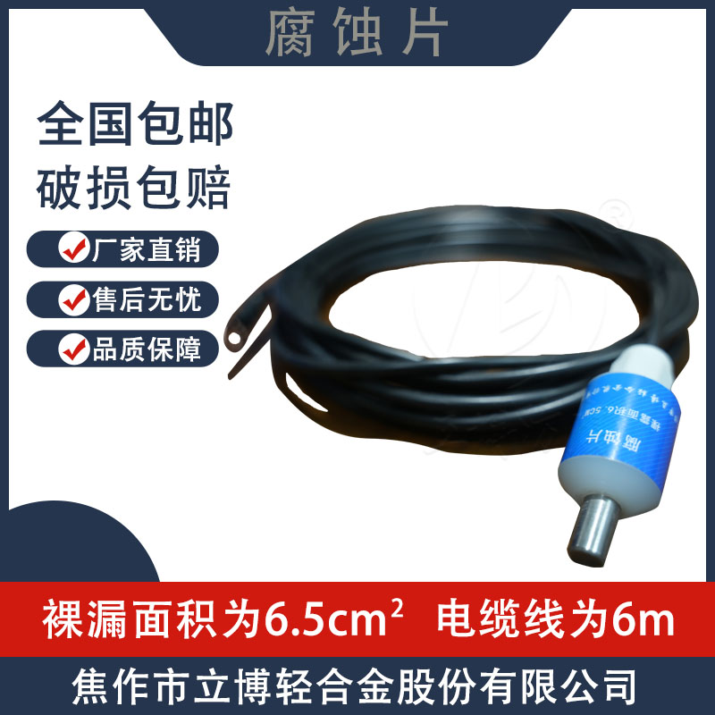 立博防腐腐蝕片裸漏面積為6.5平方厘米帶6米電纜線不帶開關(guān)現(xiàn)貨