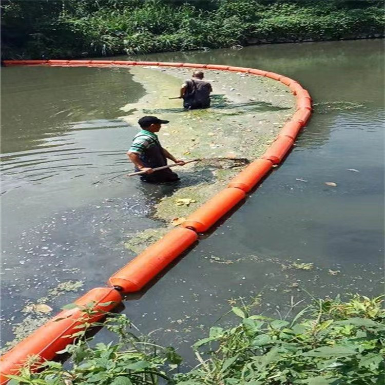 直徑400mm圓形浮筒河道水庫用浮體浮排水上串聯(lián)式浮桶