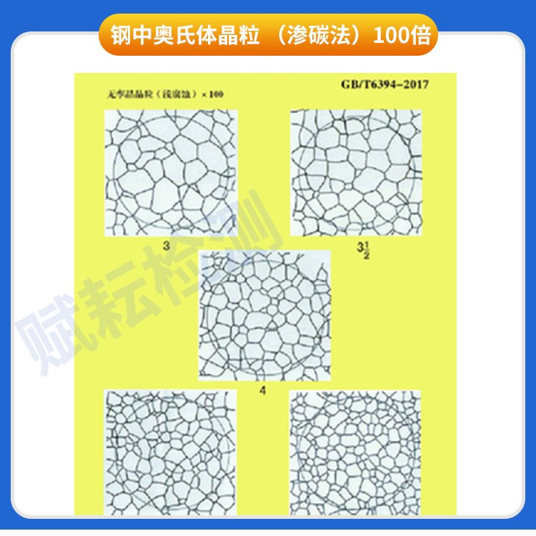 金相掛圖圖譜金屬平均晶粒度標準評級掛圖GB\/T6394-2017