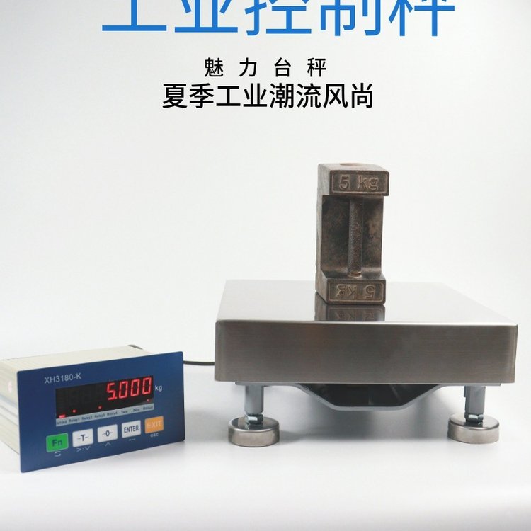 電子臺秤XH3180-K控制儀表485通訊工業(yè)控制臺稱30kg\/1g連接PLC