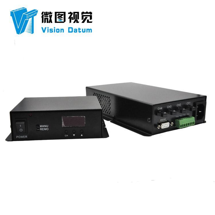 杭州微圖視覺恒壓光源控制器VT-LT4-2460PWDC-4LED光源數(shù)字控制器24V機器視覺光源S