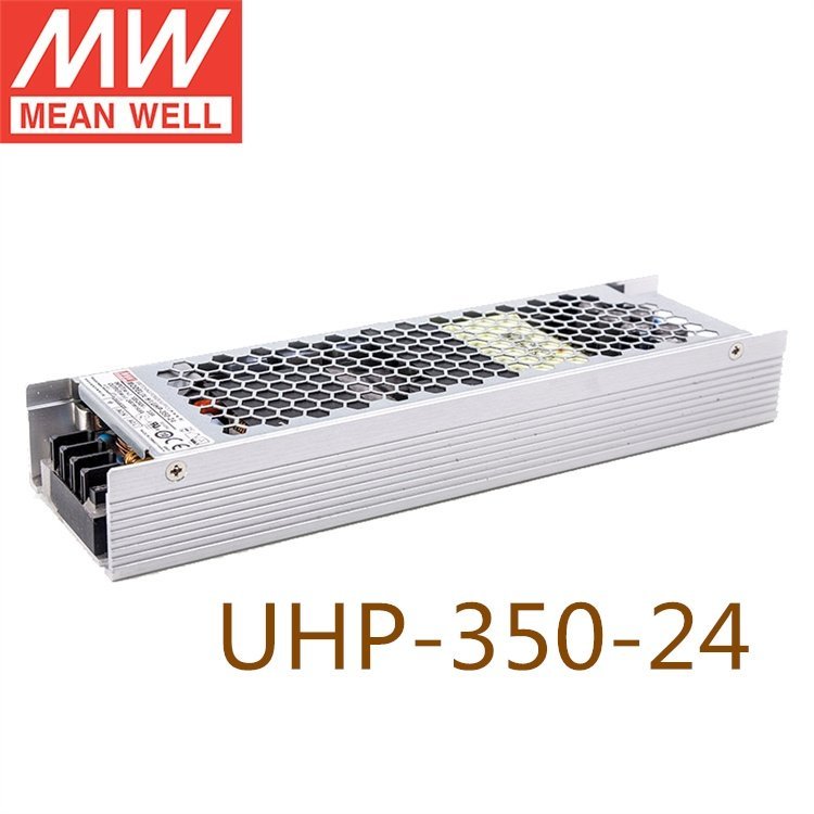 明緯（MEANWELL）UHP-350-24工控型350W24V有PFC超窄開(kāi)關(guān)電源