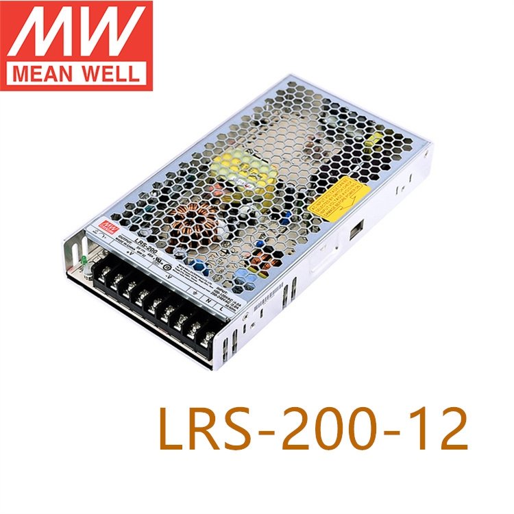 LRS-200-12明緯200w12vLED照明工程工業(yè)控制工自動化開關(guān)電源