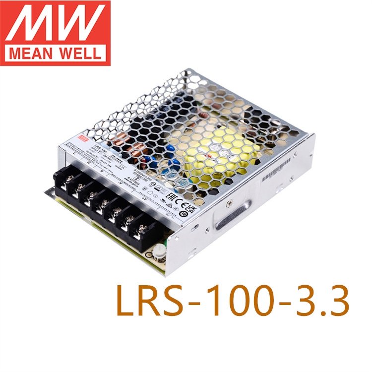 LRS-100-3.3v30a單組輸出監(jiān)控工控電源適配12v明緯開(kāi)關(guān)電源