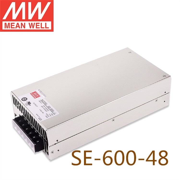 SE-600-48v12.5a單路輸出大功率明緯開關(guān)電源48V