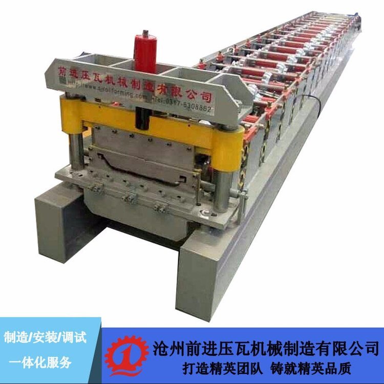 470角馳壓瓦機(jī)高空角馳壓瓦設(shè)備前進(jìn)隱藏式暗扣瓦成型設(shè)備