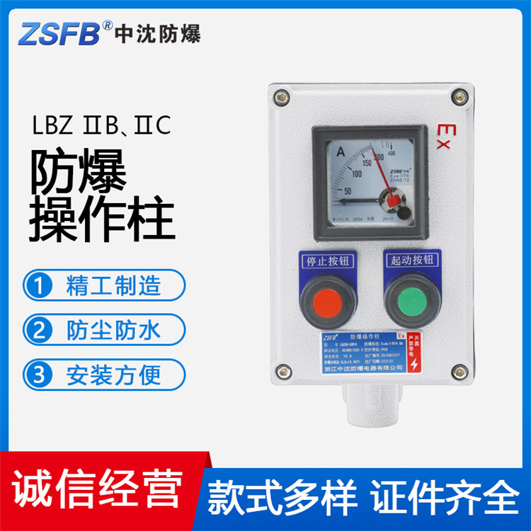 LBZ系列防爆操作柱工程塑料防腐立桿式三防配電箱廠家定做