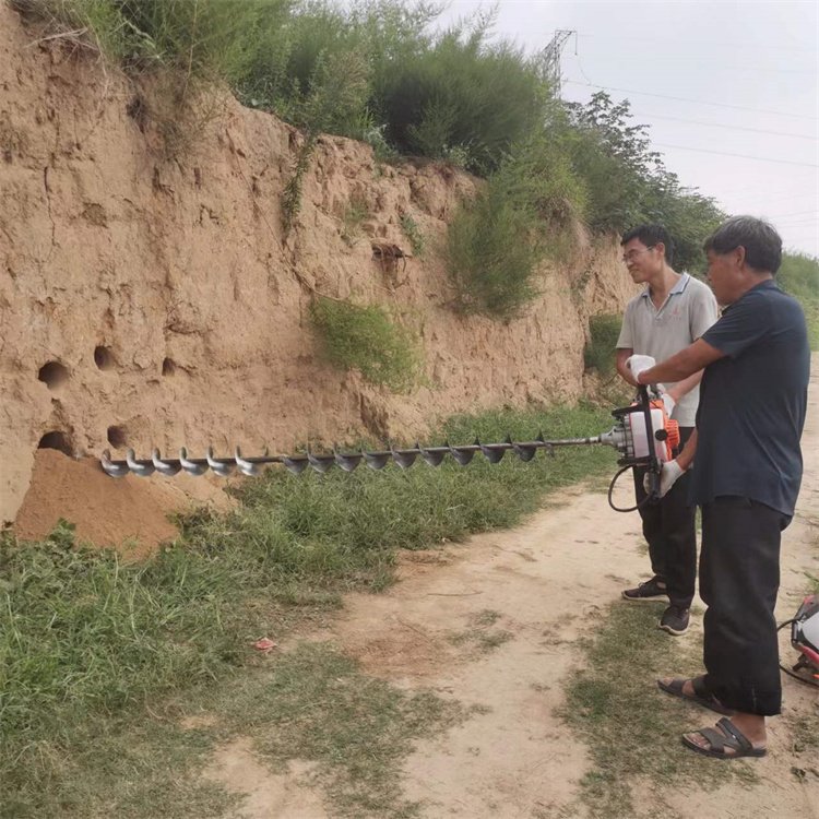 護坡式橫向打孔機鑫農(nóng)SH90水平打洞進退出土快速