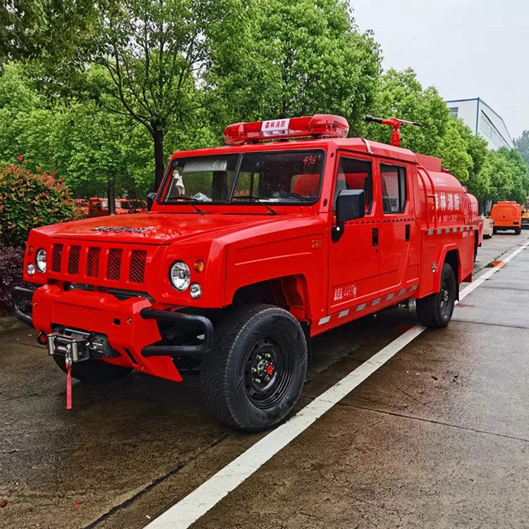 皮卡森林消防車(chē)雙排吉普四驅(qū)森林消防車(chē)越野消防供水車(chē)