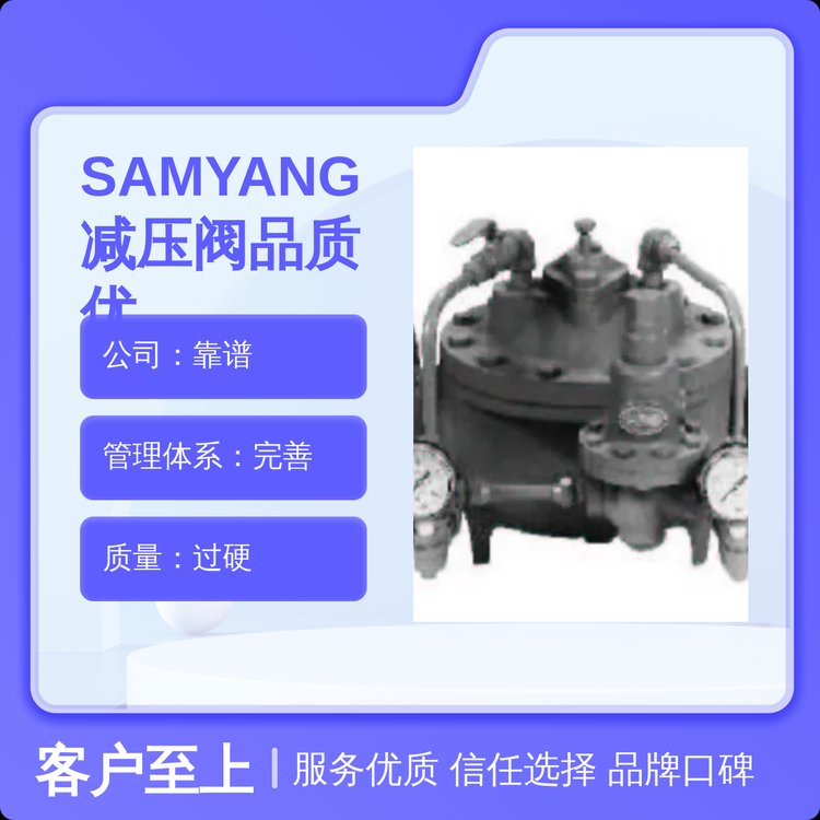 韓國(guó)三洋SAMYANG蒸汽減壓閥高壓低壓管道均可選用