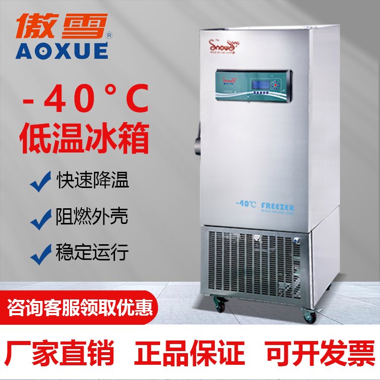 -40°工業(yè)速凍冰箱SNOWSONG傲雪牌SD-40L280型280升專業(yè)低溫保鮮