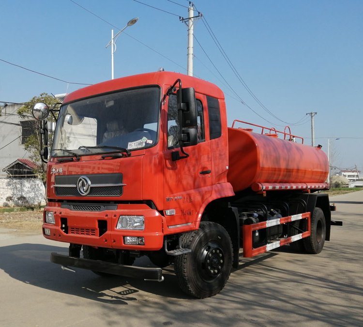 東風SCS5164GPSDFV6型綠化噴灑車沙漠越野9噸灑水車4X4礦區(qū)水車