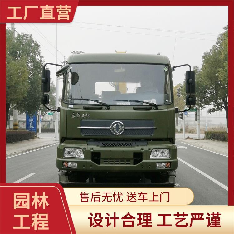 六驅(qū)隨車吊東風(fēng)底盤液壓系統(tǒng)靈敏度高用于拉電線桿起吊車