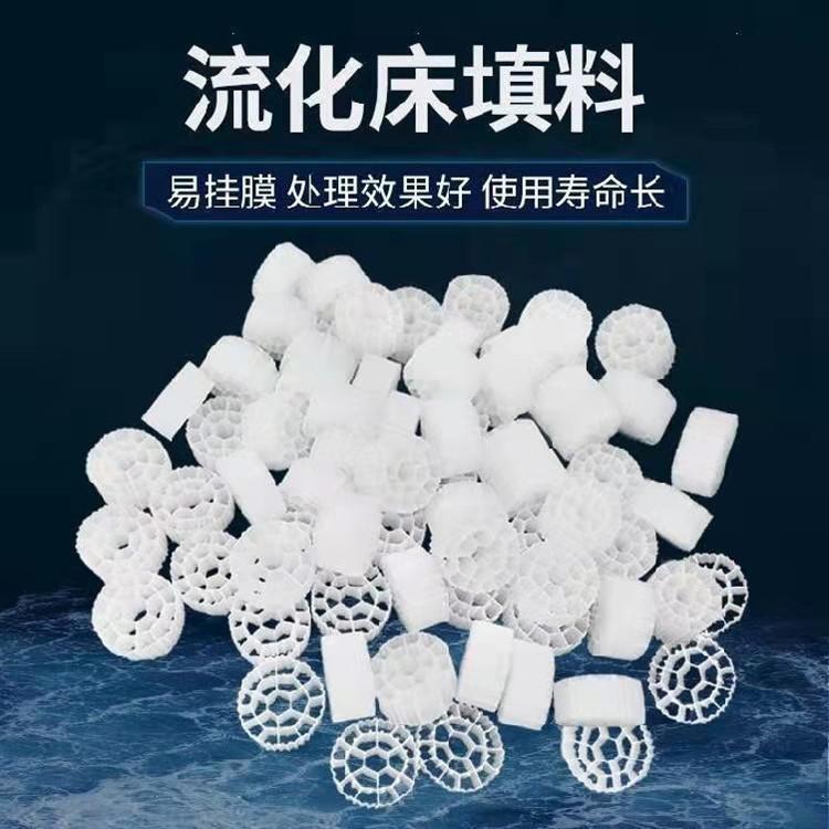 污水好氧掛膜MBBR流化床填料φ25*10生物填料水產(chǎn)養(yǎng)殖除氨氮盛世