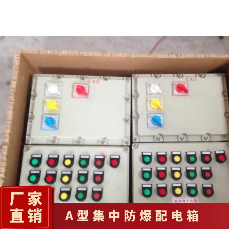 防爆配電箱集中定制加工殼體防護(hù)等級(jí)ExdIICt6落地式嵌入式