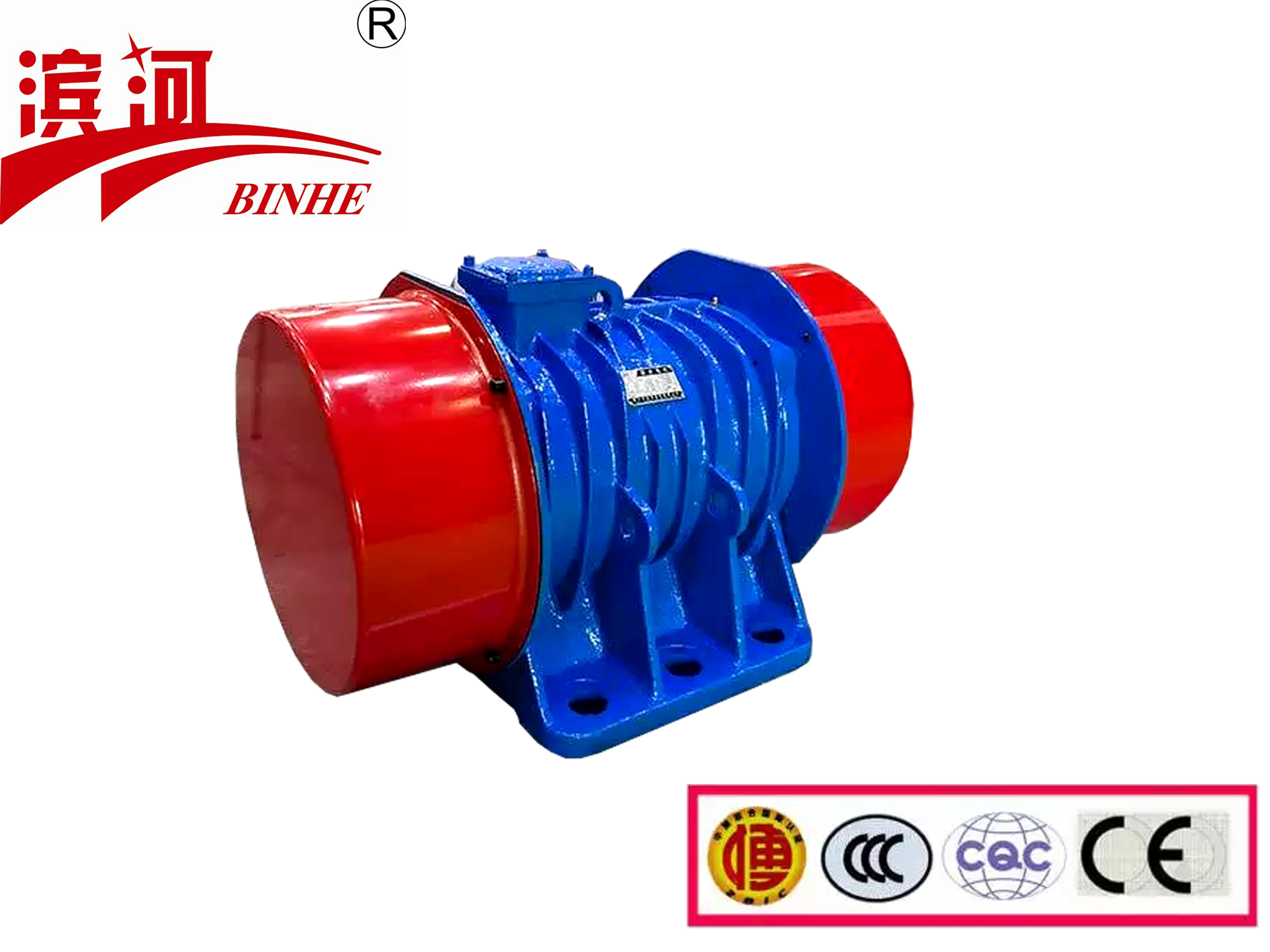 三相異步式Y(jié)BH-26-6臥式1.9kw振動電機濱河電機直供可靠激振源