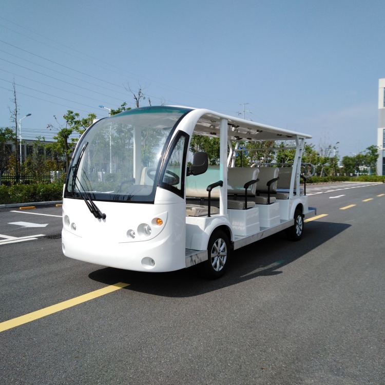 二手電動觀光車景區(qū)營區(qū)園區(qū)擺渡采用交流電機遠信X14