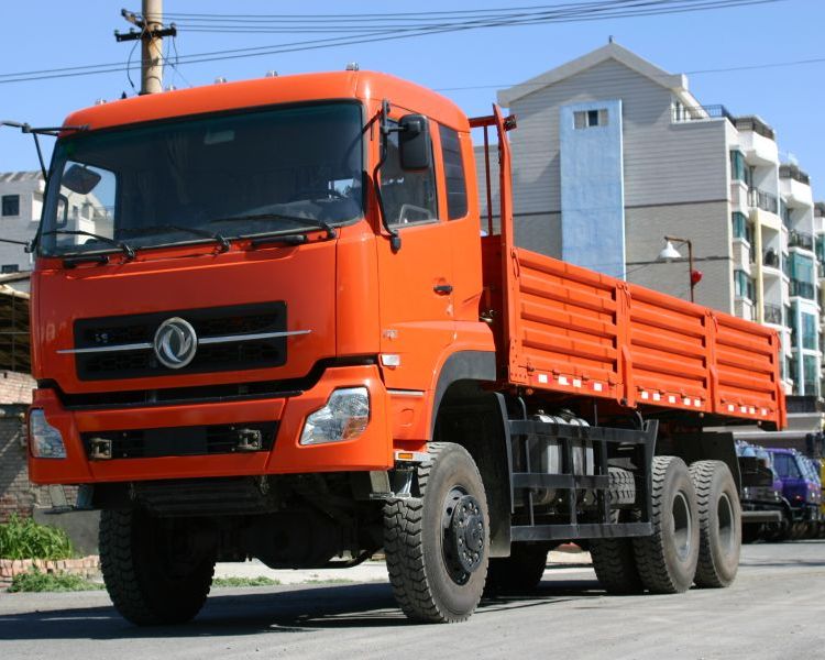 山區(qū)拉木頭的6驅木材載貨車東風6x6驅動越野卡車