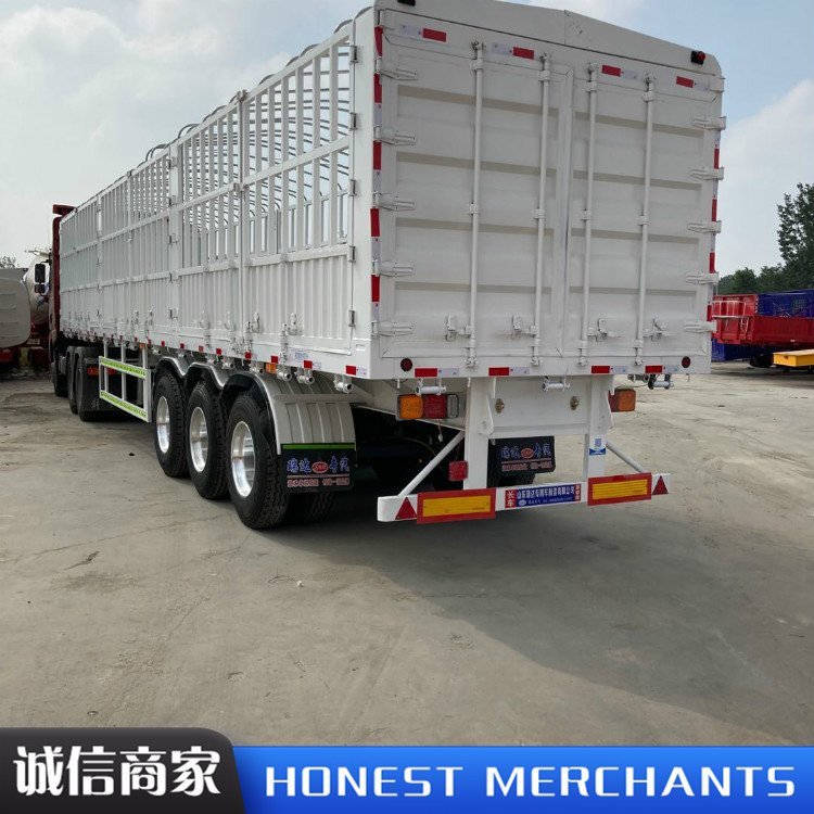 機(jī)械運(yùn)輸半掛車輕型倉(cāng)欄半掛車高低板倉(cāng)欄半掛車山東報(bào)價(jià)