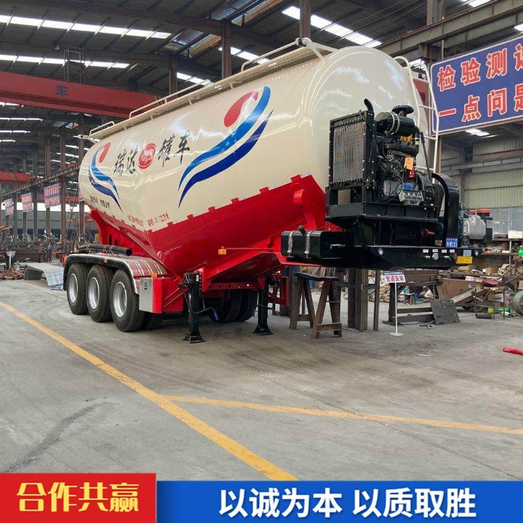 輕體散裝水泥罐半掛車水泥下灰半掛車輕量化散裝水泥罐車常年供應(yīng)