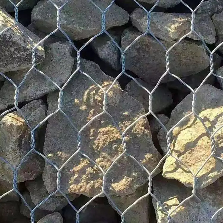 格賓石籠網鉛絲石籠網箱河道護坡雷諾護墊賓格網石籠網墻固濱籠