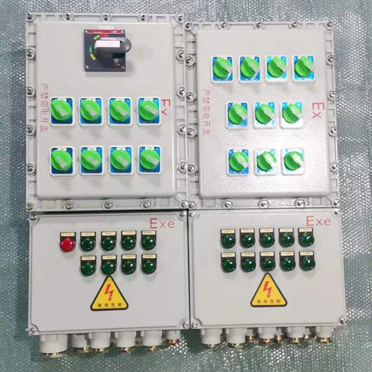 定做總電柜十八回路鋁合金粉塵防爆照明配電控制箱
