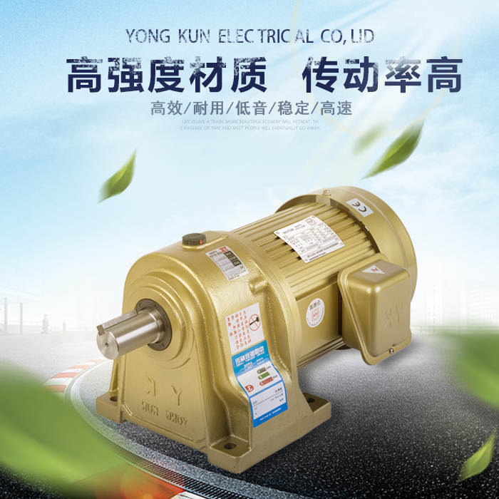 齒輪減速電動機永坤電機NCH28-750W-50S系列高效三相異步馬達