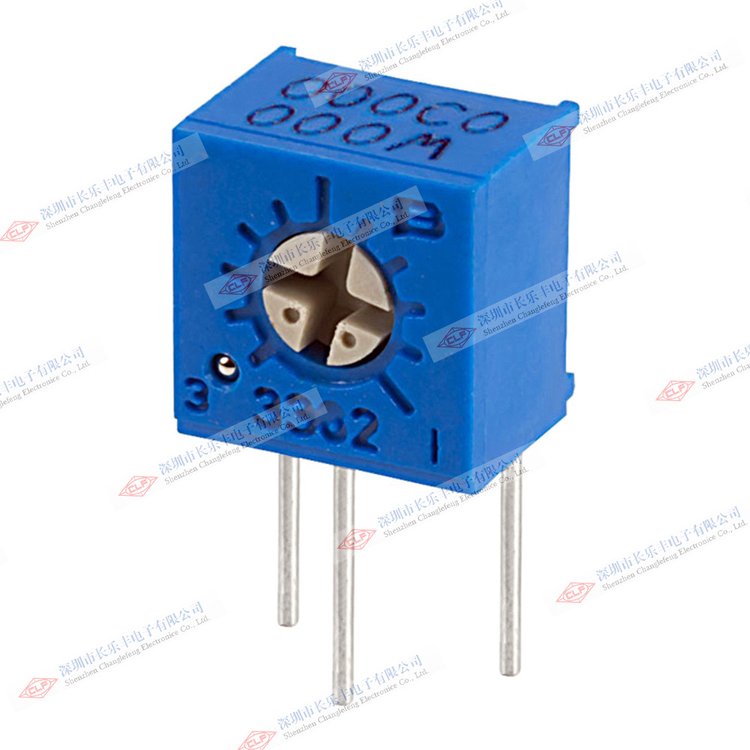美國(guó)BOURNS可調(diào)電位器3362W-2K立式側(cè)調(diào)3362W202