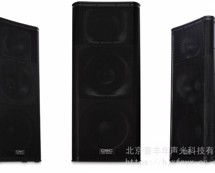 QSCKW153有源全頻音箱內置功放木質音響15寸戶外揚聲器