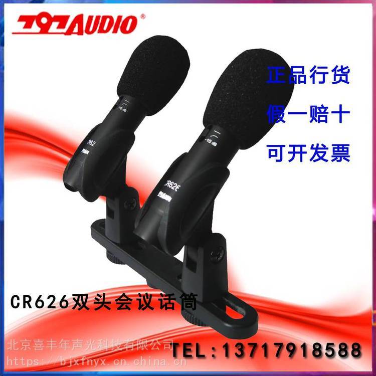 七九七音響797AUDIOCR626雙頭會議話筒合唱麥克風傳聲器