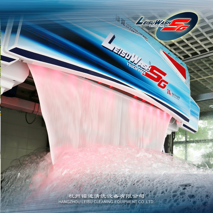 全自動(dòng)洗車機(jī)鐳翼SG仿形無接觸式擺臂洗車內(nèi)嵌式風(fēng)干機(jī)