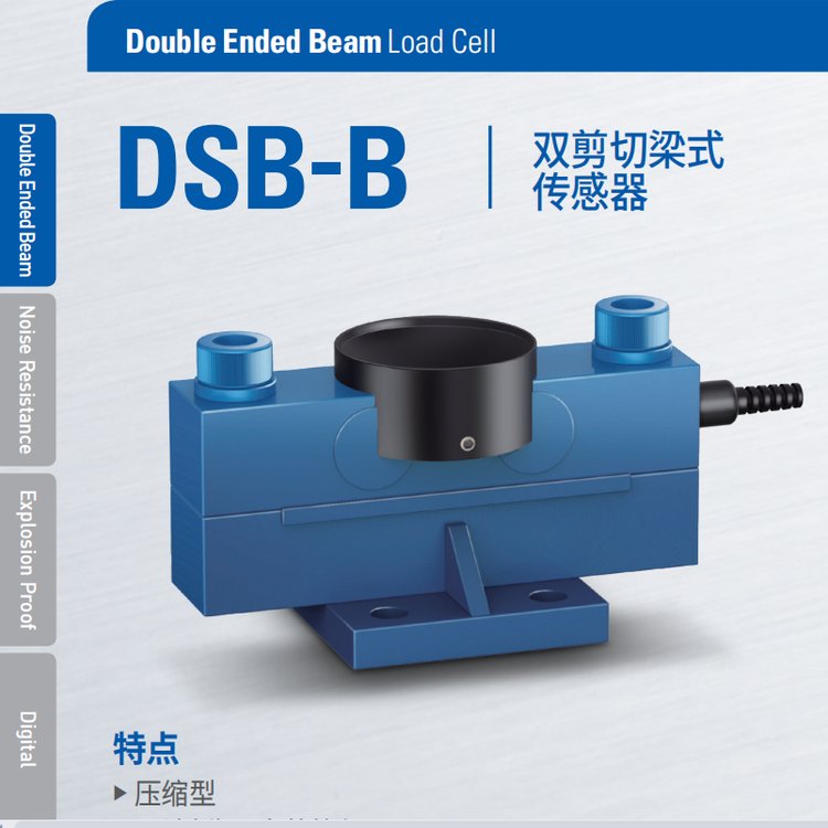 韓國(guó)凱士CASDSB-B剪切式傳感器DSB-B-30T漏斗秤汽車(chē)衡稱重傳感器