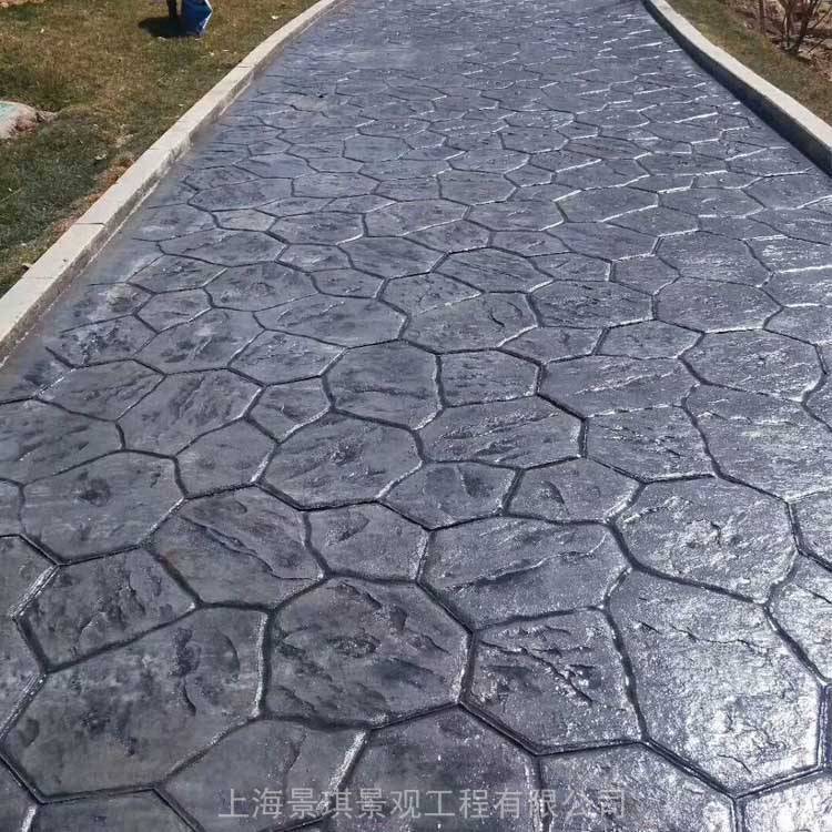 曲靖街道壓模地面材料折合總價(jià)水泥壓花地坪脫膜粉施工面積