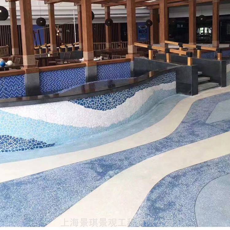 真石麗彩色藝術(shù)地坪|樂(lè)園廣場(chǎng)礫石聚合物施工單位