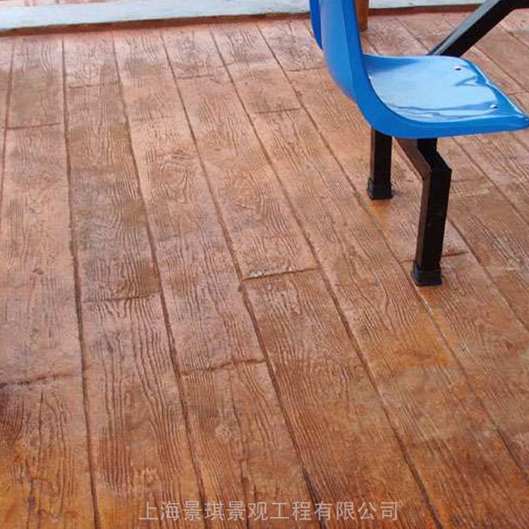 真石麗壓花地坪松原扶余藝術(shù)壓印地坪施工廠家指導(dǎo)