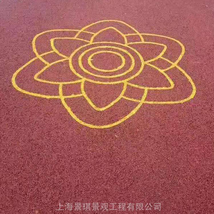 風(fēng)景區(qū)觀景臺(tái)彩色防滑路面|貴陽(yáng)彩色透水路面透水混凝土施工
